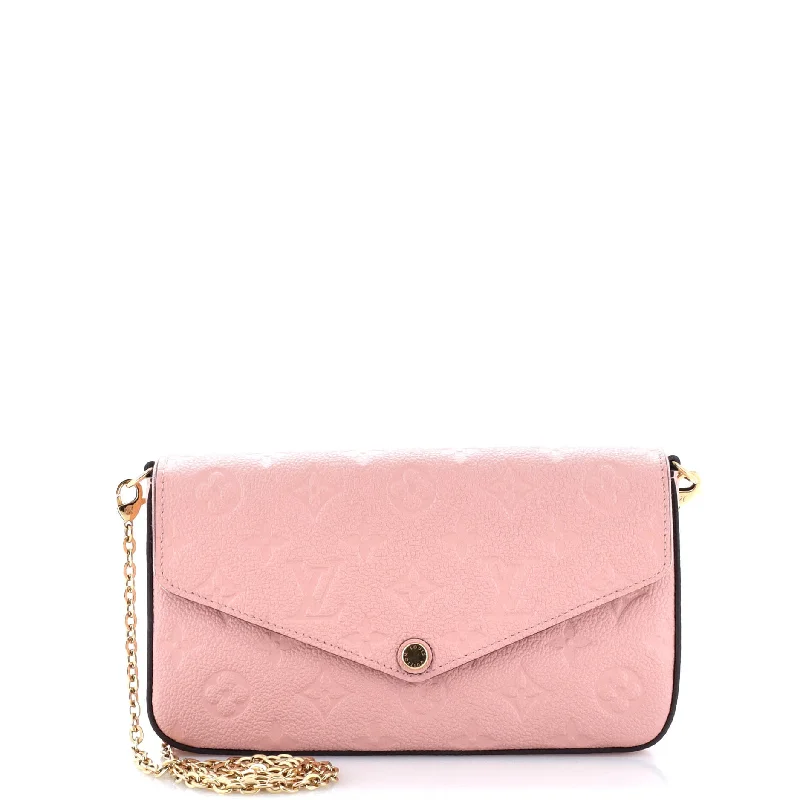 Money clips with RFID protectionFelicie Pochette Monogram Empreinte Leather