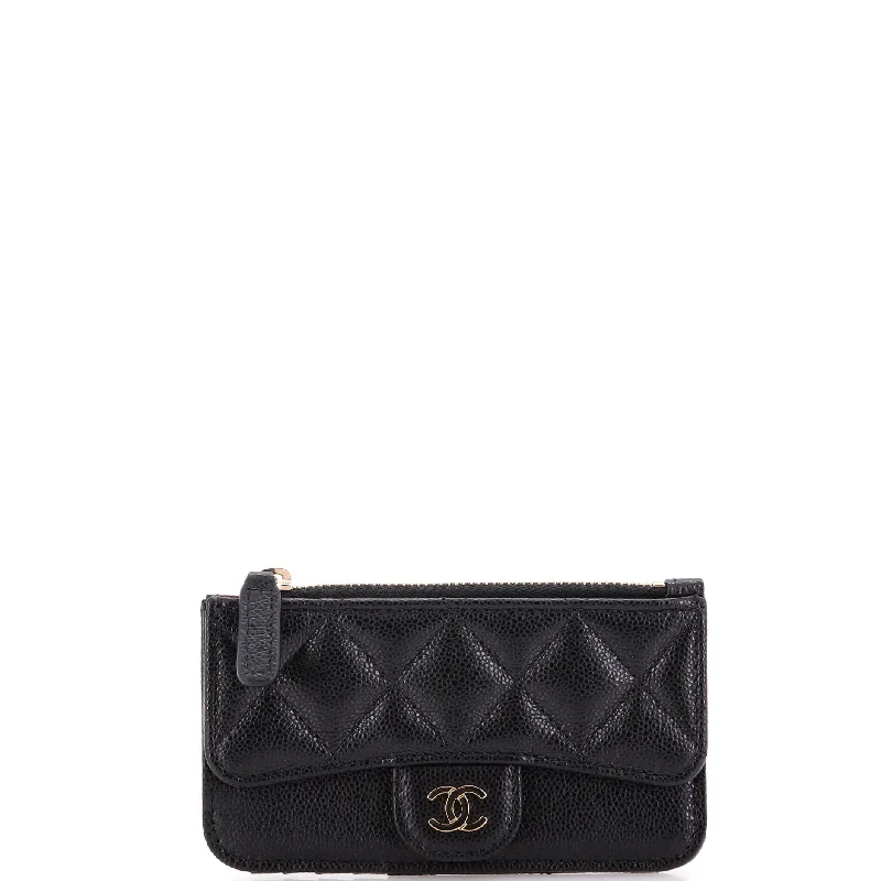 Eco-friendly money clips made from sustainable materialsFlap Zip Card Holder Quilted Caviar Eco-friendly money clips made from sustainable materialsFlap Zip Card Holder Quilted Caviar