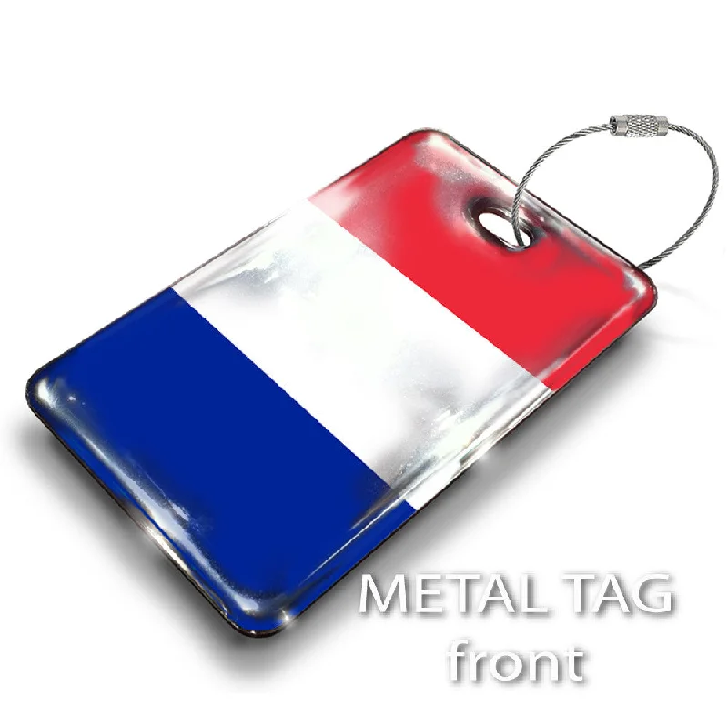 Leather Passport Covers & Wallets with Handmade Stitching for Luxury TravelersFrance Flag Leather Passport Covers & Wallets with Handmade Stitching for Luxury TravelersFrance Flag