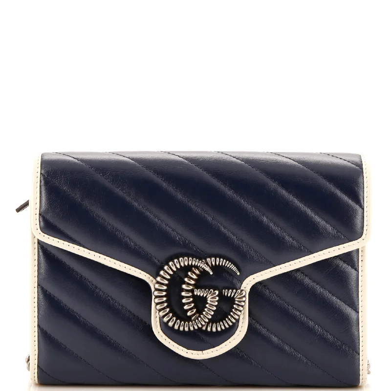 Top-rated money clips for everyday useGG Marmont Chain Wallet Diagonal Quilted Leather Mini Top-rated money clips for everyday useGG Marmont Chain Wallet Diagonal Quilted Leather Mini