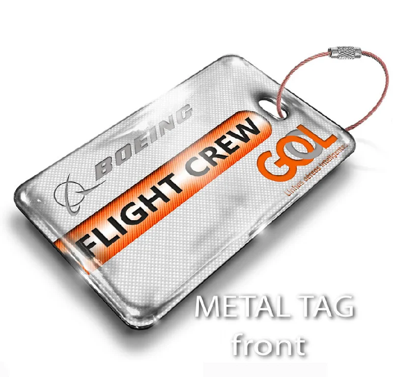 Waterproof Nylon Passport Covers & Wallets for Outdoor AdventuresGol Airlines FLIGHT CREW Tag Waterproof Nylon Passport Covers & Wallets for Outdoor AdventuresGol Airlines FLIGHT CREW Tag