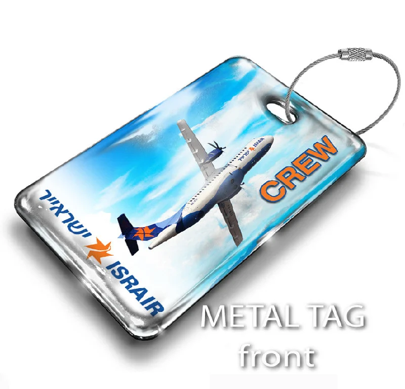 Antique Copper Passport Covers & Wallets with Intricate Engravings for CollectorsIsrair Airlines ATR 72-500
