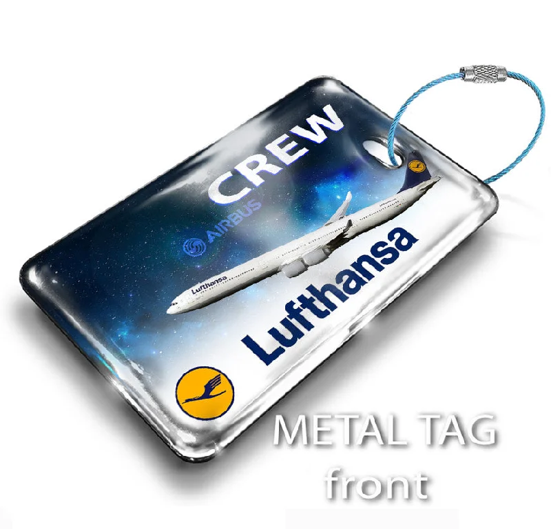Magnetic-Closure Passport Covers & Wallets for Quick AccessLufthansa A340 Abstract