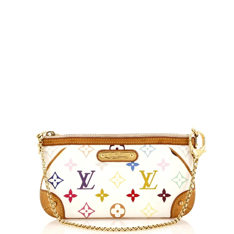 Slim money clips for minimalist walletsMilla Pochette Monogram Multicolor MM