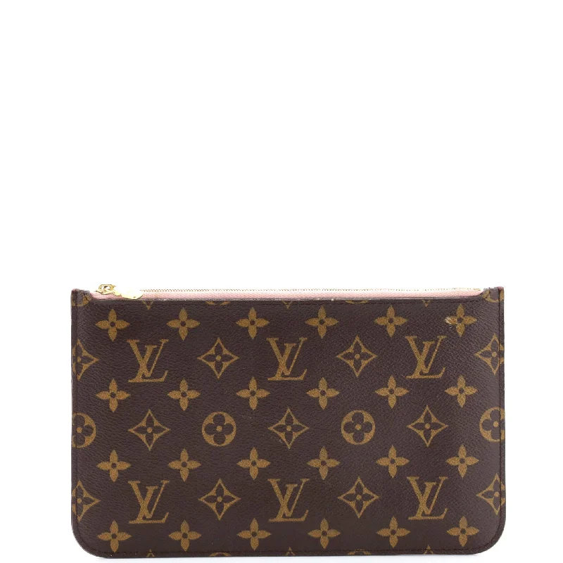 Money clips with magnetic closureNeverfull Pochette Monogram Canvas Large