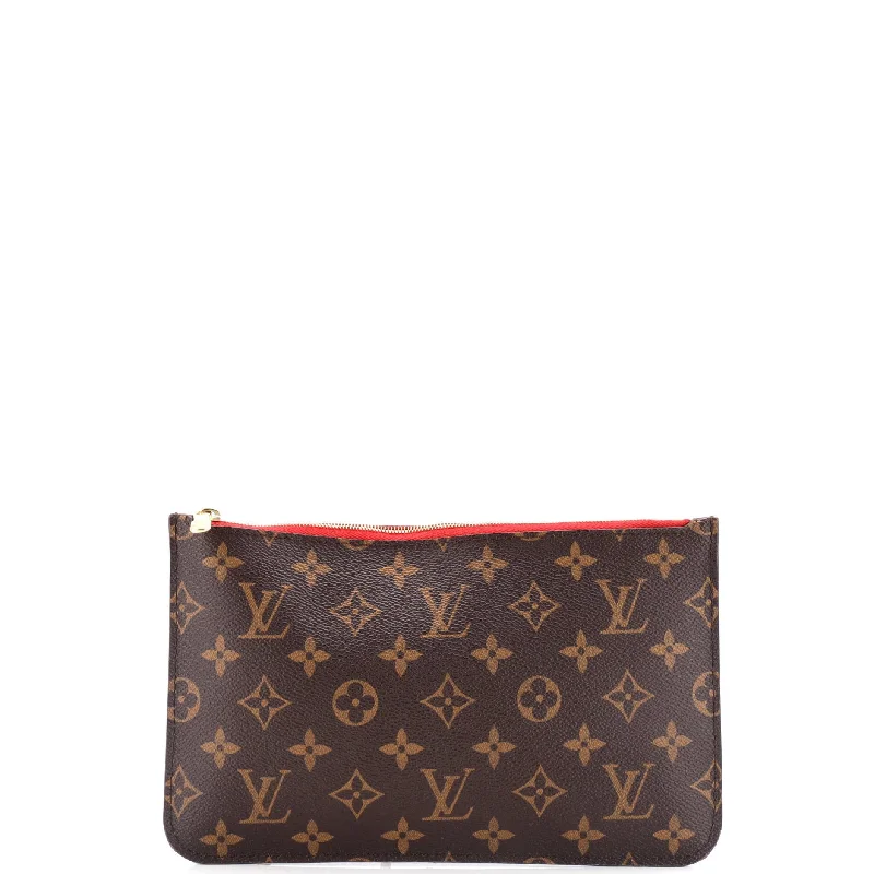 Money clips for women with sleek designsNeverfull Pochette Monogram Canvas Large