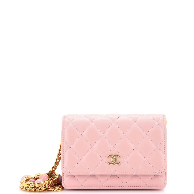 How to choose the right money clipPearl Samba Resin Wallet on Chain Quilted Calfskin How to choose the right money clipPearl Samba Resin Wallet on Chain Quilted Calfskin