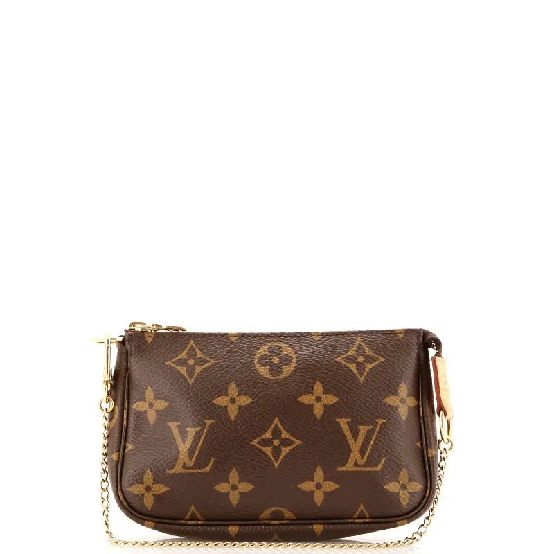Money clips for women with sleek designsPochette Accessoires Monogram Canvas Mini