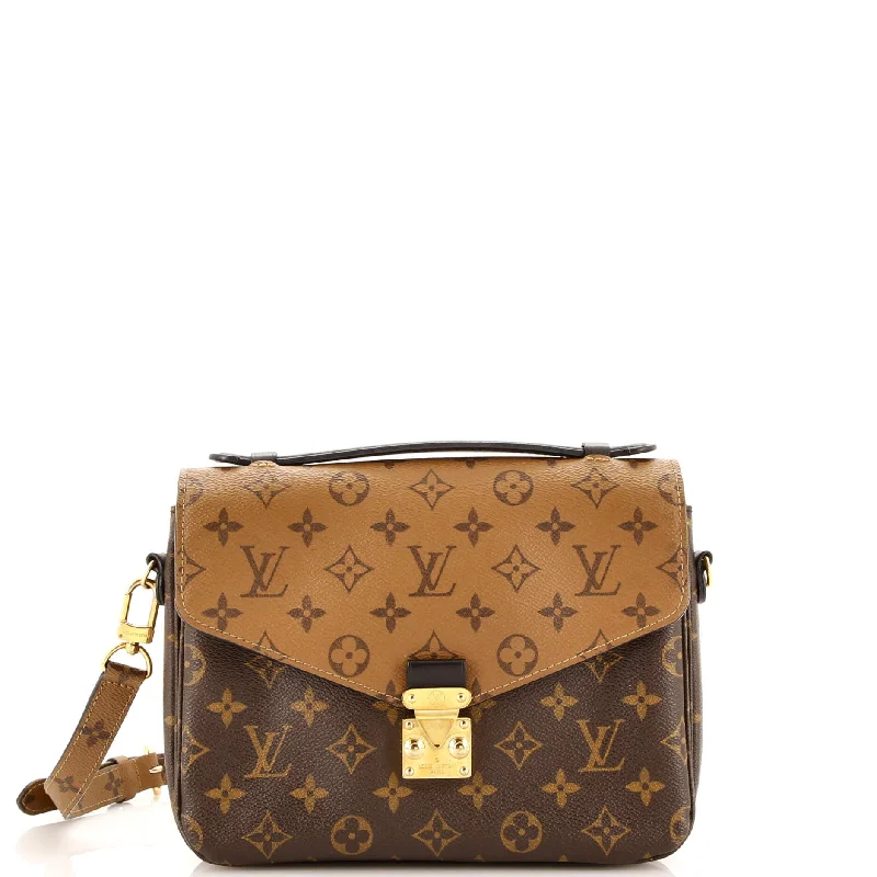 Money clips for women with sleek designsPochette Metis Reverse Monogram Canvas