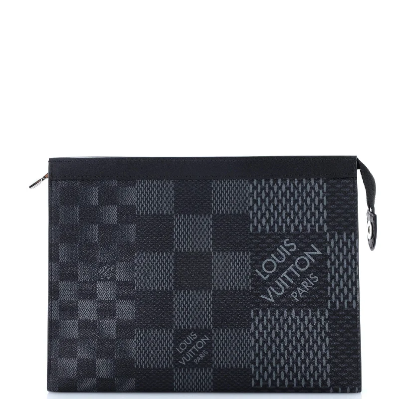 Eco-friendly money clips made from sustainable materialsPochette Voyage Limited Edition Damier Graphite Giant MM Eco-friendly money clips made from sustainable materialsPochette Voyage Limited Edition Damier Graphite Giant MM