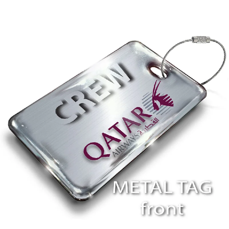 Magnetic-Closure Passport Covers & Wallets for Quick AccessQatar Landscape SILVER
