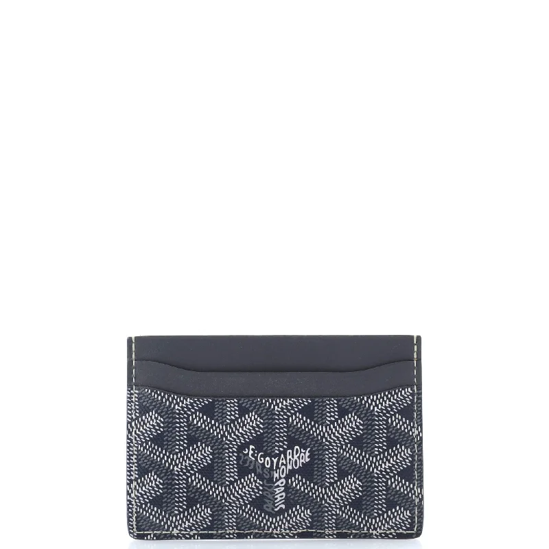 Money clips for women with sleek designsSaint Sulpice Card Holder Coated Canvas