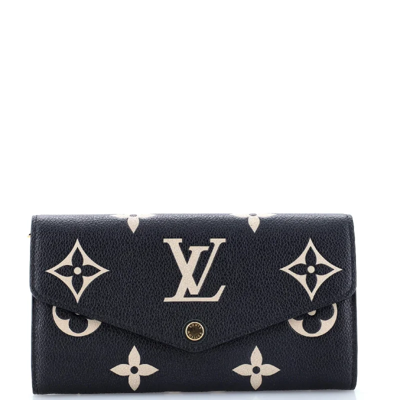 Luxury leather money clips with card slotsSarah Wallet NM Bicolor Monogram Empreinte Giant Luxury leather money clips with card slotsSarah Wallet NM Bicolor Monogram Empreinte Giant