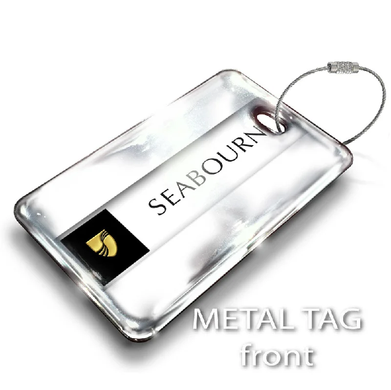 Magnetic-Closure Passport Covers & Wallets for Quick AccessSeabourn Cruise Lines Logo Portrat White (NO CREW)