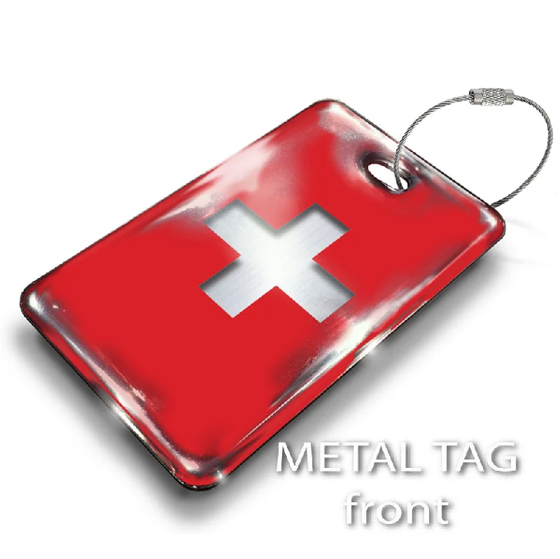 Silver-Plated Passport Covers & Wallets with Gemstone Accents for Elegant WomenSwiss Flag Silver-Plated Passport Covers & Wallets with Gemstone Accents for Elegant WomenSwiss Flag