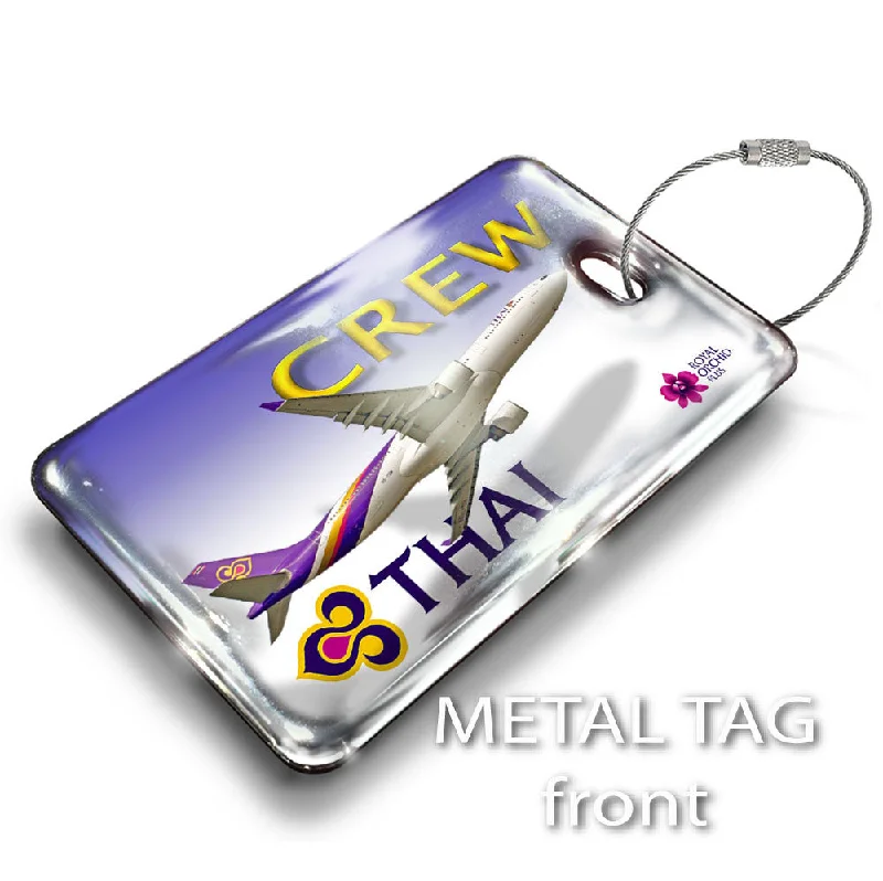 Monogrammed Leather Passport Covers & Wallets as Personalized GiftsThai Airways A330 Monogrammed Leather Passport Covers & Wallets as Personalized GiftsThai Airways A330