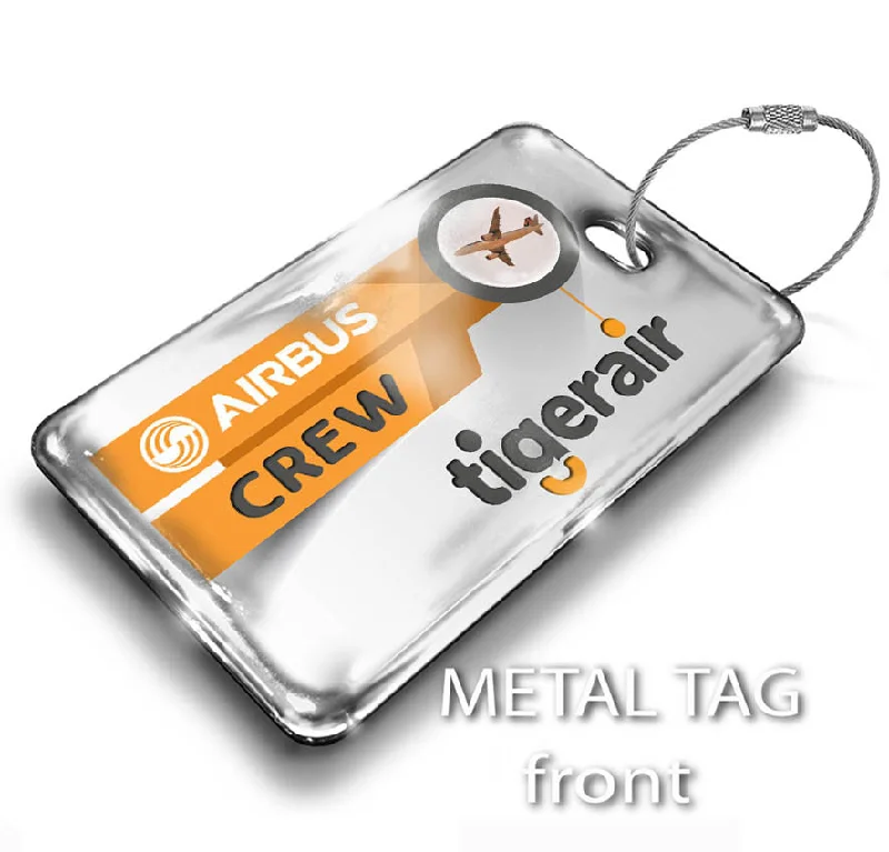 Magnetic-Closure Passport Covers & Wallets for Quick AccessTigerair Logo Crew Tag