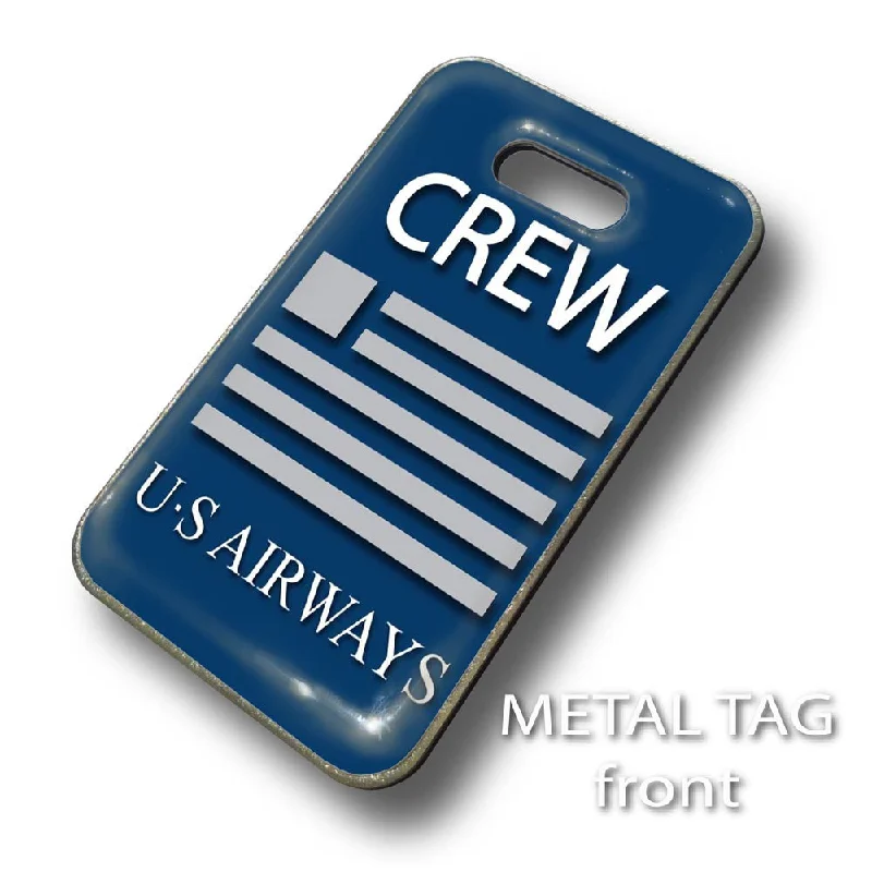 Cartoon-Themed Passport Covers & Wallets for Kids and Young AdultsUS Airways-Blue (Nostalgic)