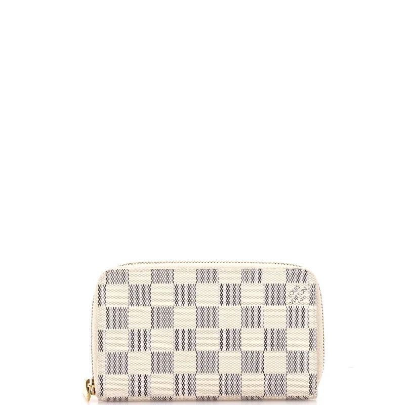 Personalized engraved money clips for menZippy Compact Wallet Damier