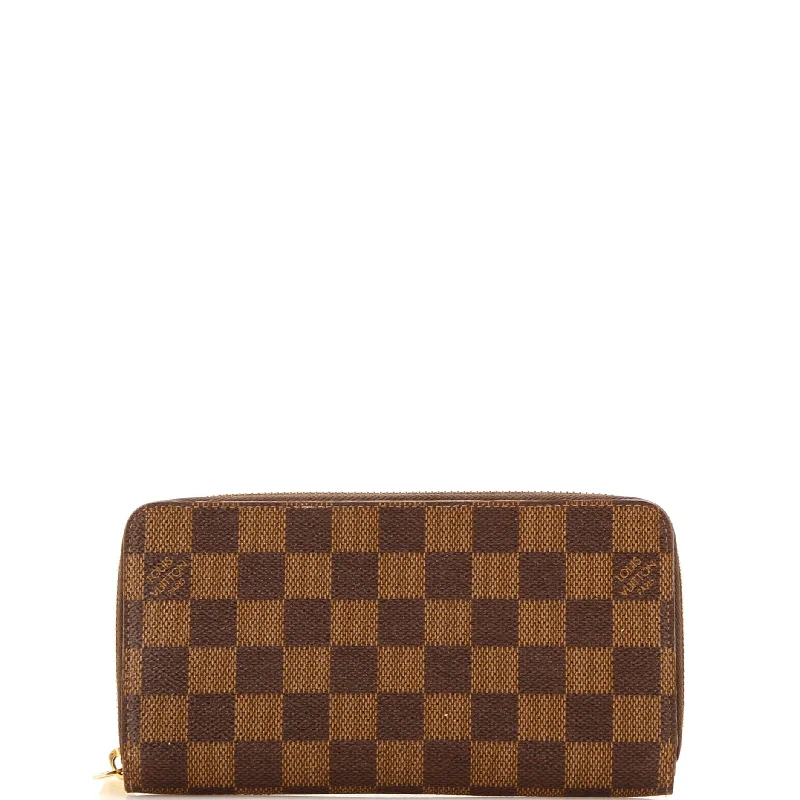 Stainless steel money clips for durabilityZippy Wallet Damier