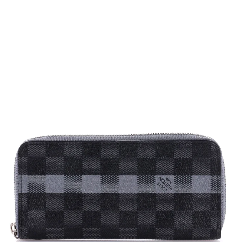 Luxury leather money clips with card slotsZippy Wallet Damier Graphite Vertical